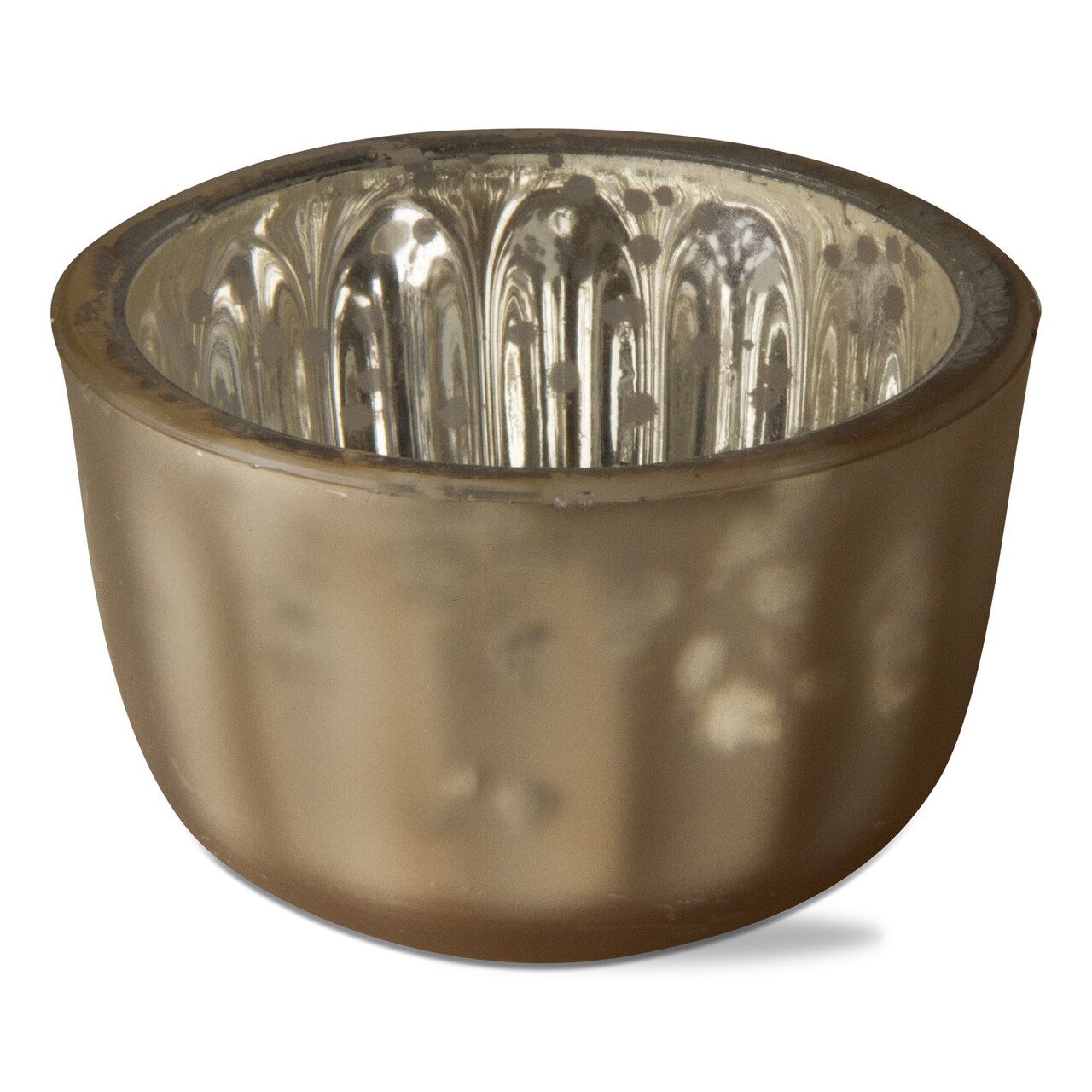 Reflection Glass Tealight Candle Holder, 2.53L x 2.53W x 1.6H inches